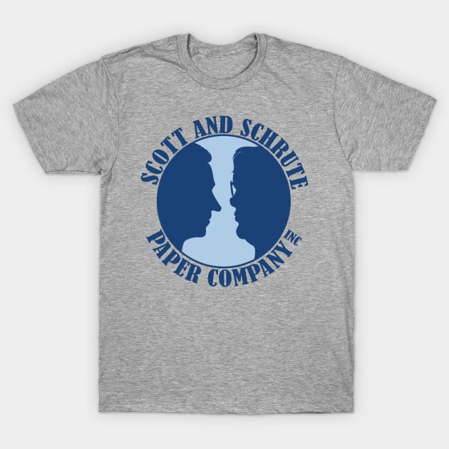 Scott and Schrute Paper Company Inc. T-Shirt by ThinkMcFly